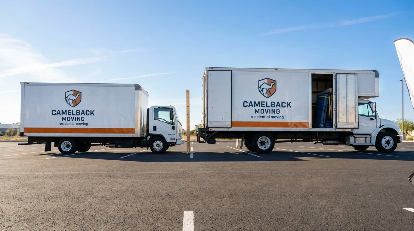 Moving truck size capacity guide in Merchantville